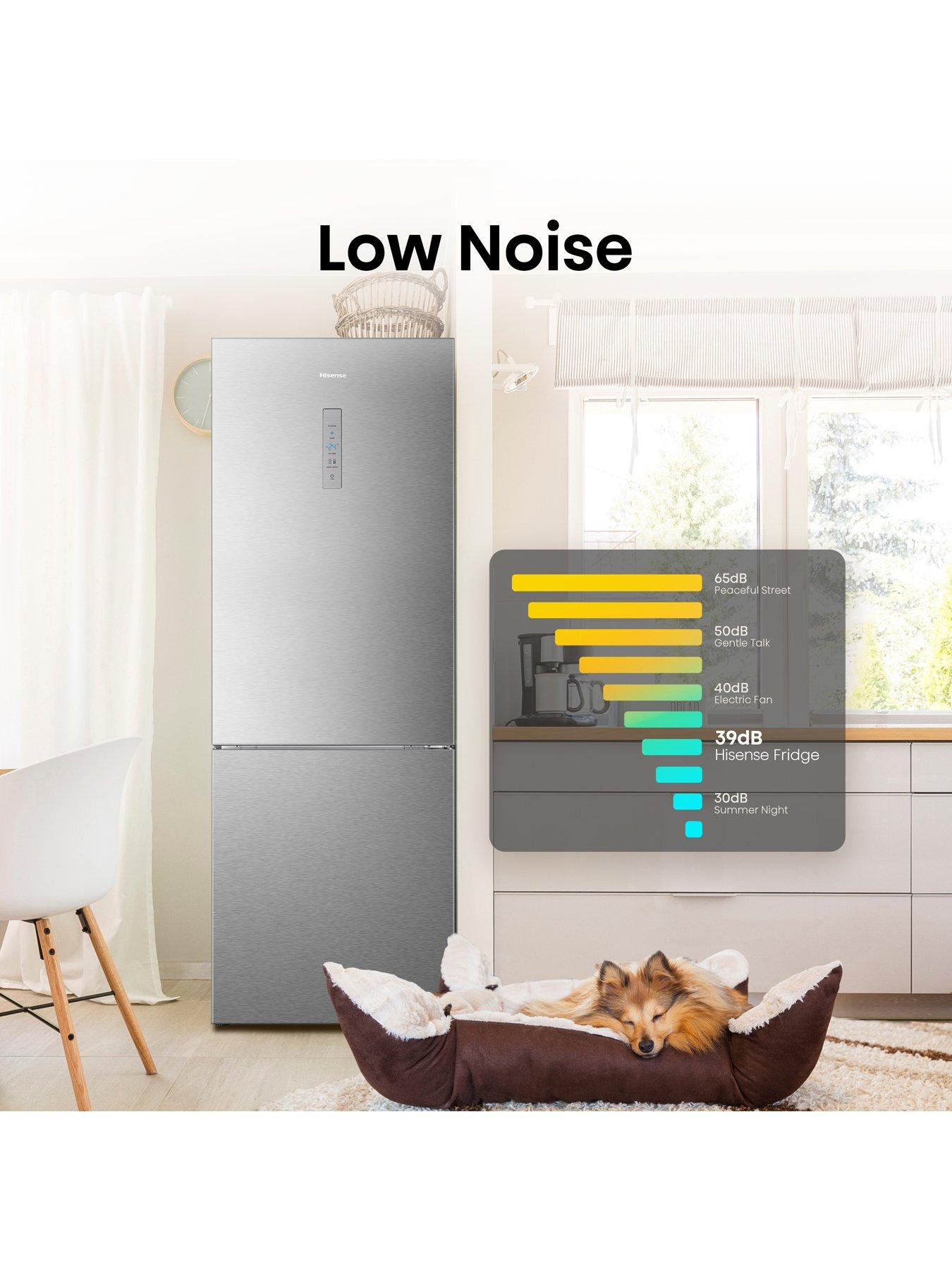 Image 4 of 7 of Hisense RB645N4BIE 60/40 70.4cm Wide&nbsp;Frost-Free Fridge Freezer - Stainless Steel