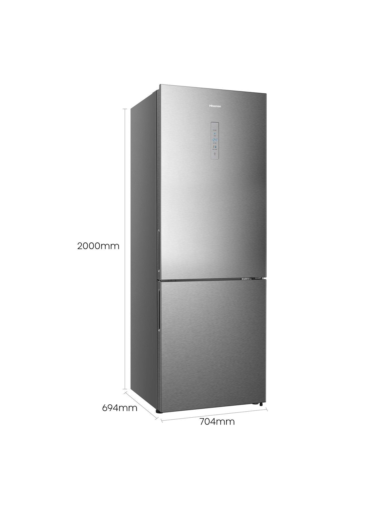 Image 6 of 7 of Hisense RB645N4BIE 60/40 70.4cm Wide&nbsp;Frost-Free Fridge Freezer - Stainless Steel