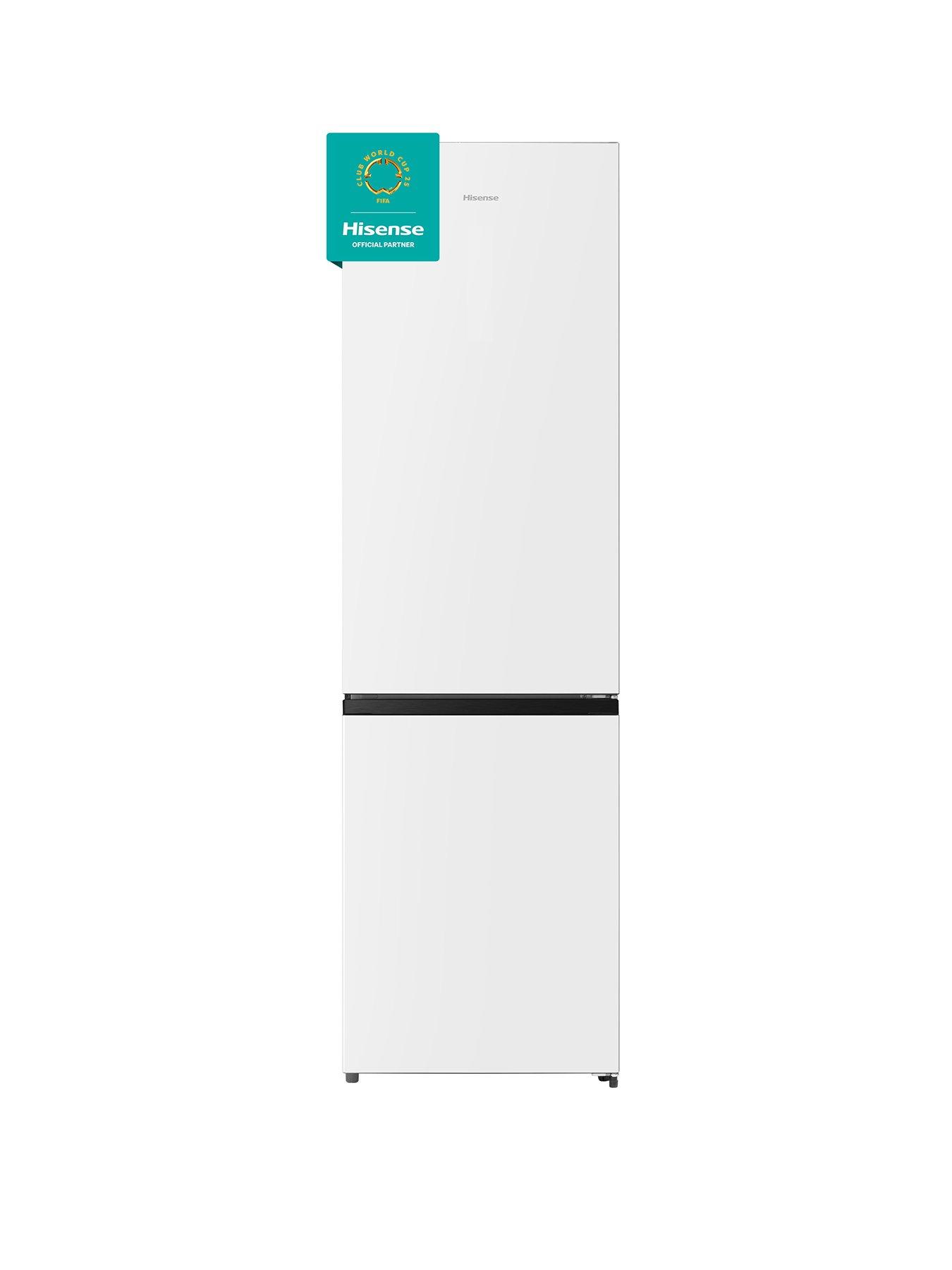 Image 1 of 7 of Hisense RB435N4BWE 60cm Wide&nbsp;70/30 Frost-Free Fridge Freezer - White