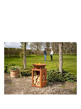 Product photograph of Havanna Fuego Firepit Log Store from very.co.uk