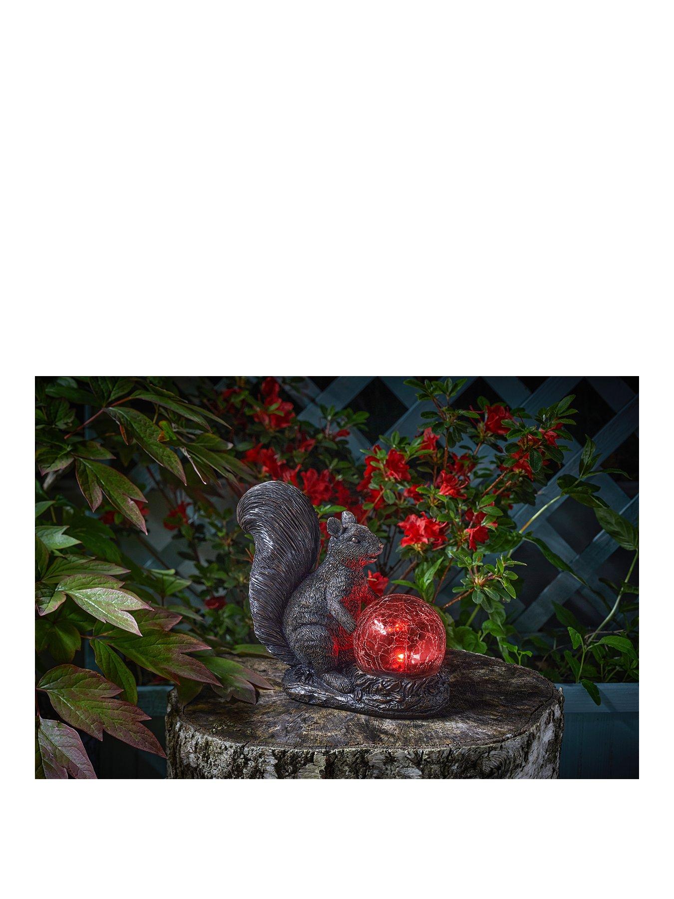 Product photograph of Smart Solar Squirrel Sphere Solar Light from very.co.uk