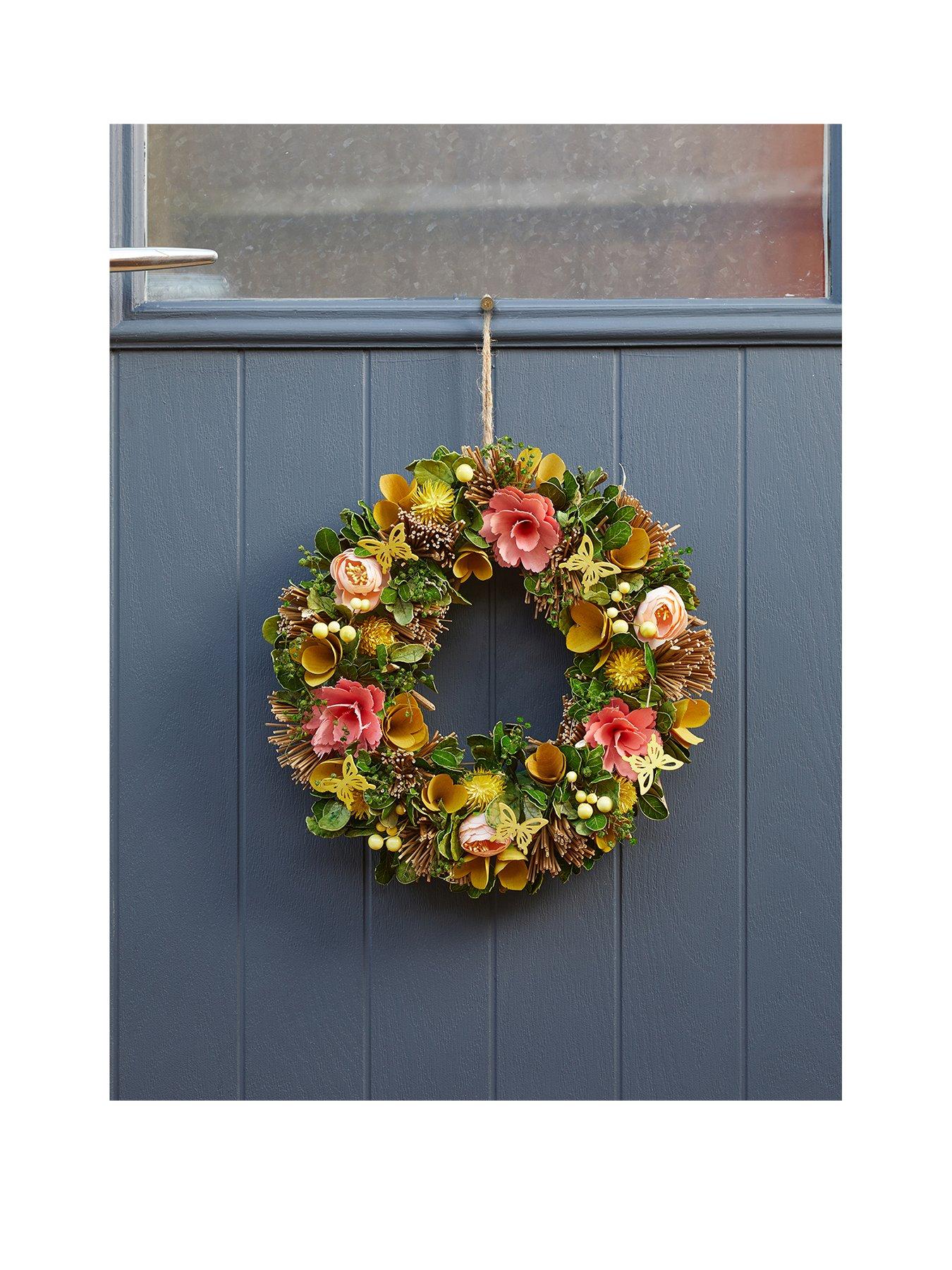 Product photograph of Smart Garden Summer Whirl Decorative Wreath from very.co.uk