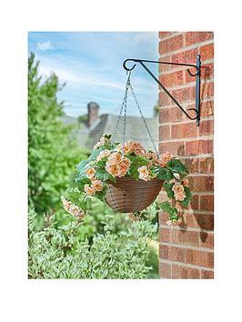 Product photograph of Smart Garden Faux Begonia Hanging Basket from very.co.uk