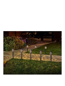 Product photograph of Smart Solar Biba Solar Stake Lights - Pack Of 8 from very.co.uk