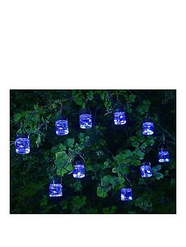 Product photograph of Smart Solar Firefly Opal Jar Solar String Lights from very.co.uk