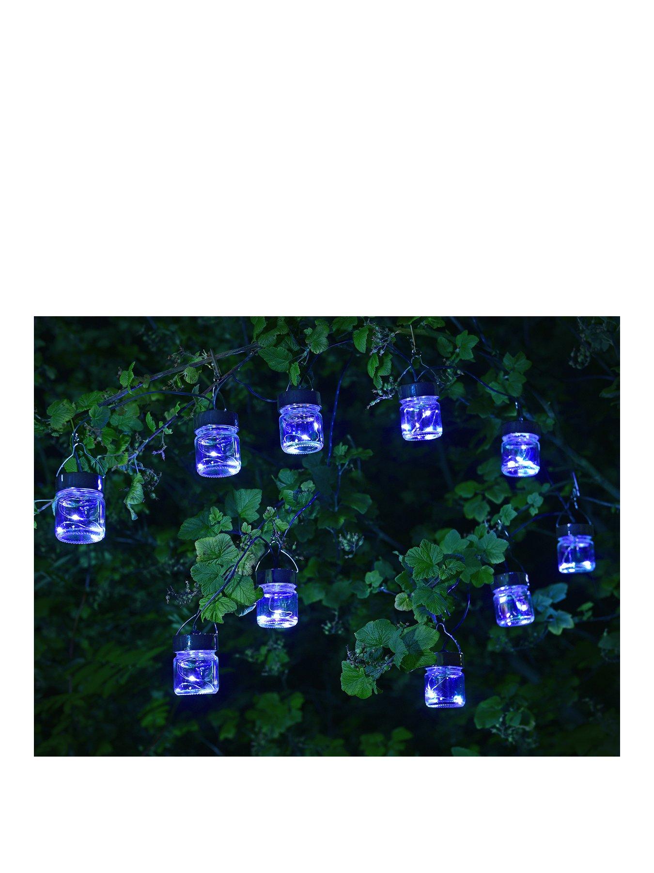 Image 1 of 7 of Smart Solar Firefly Opal Jar Solar String Lights