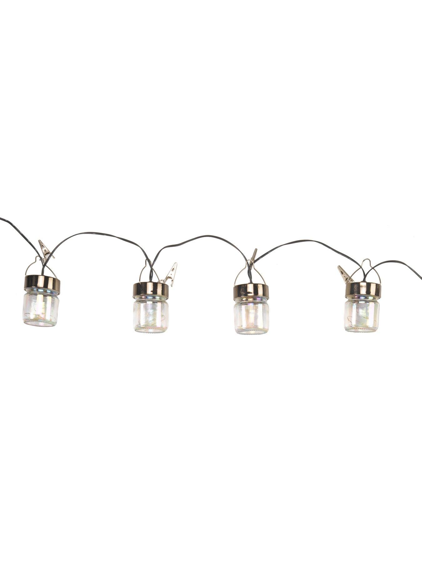 Image 4 of 7 of Smart Solar Firefly Opal Jar Solar String Lights