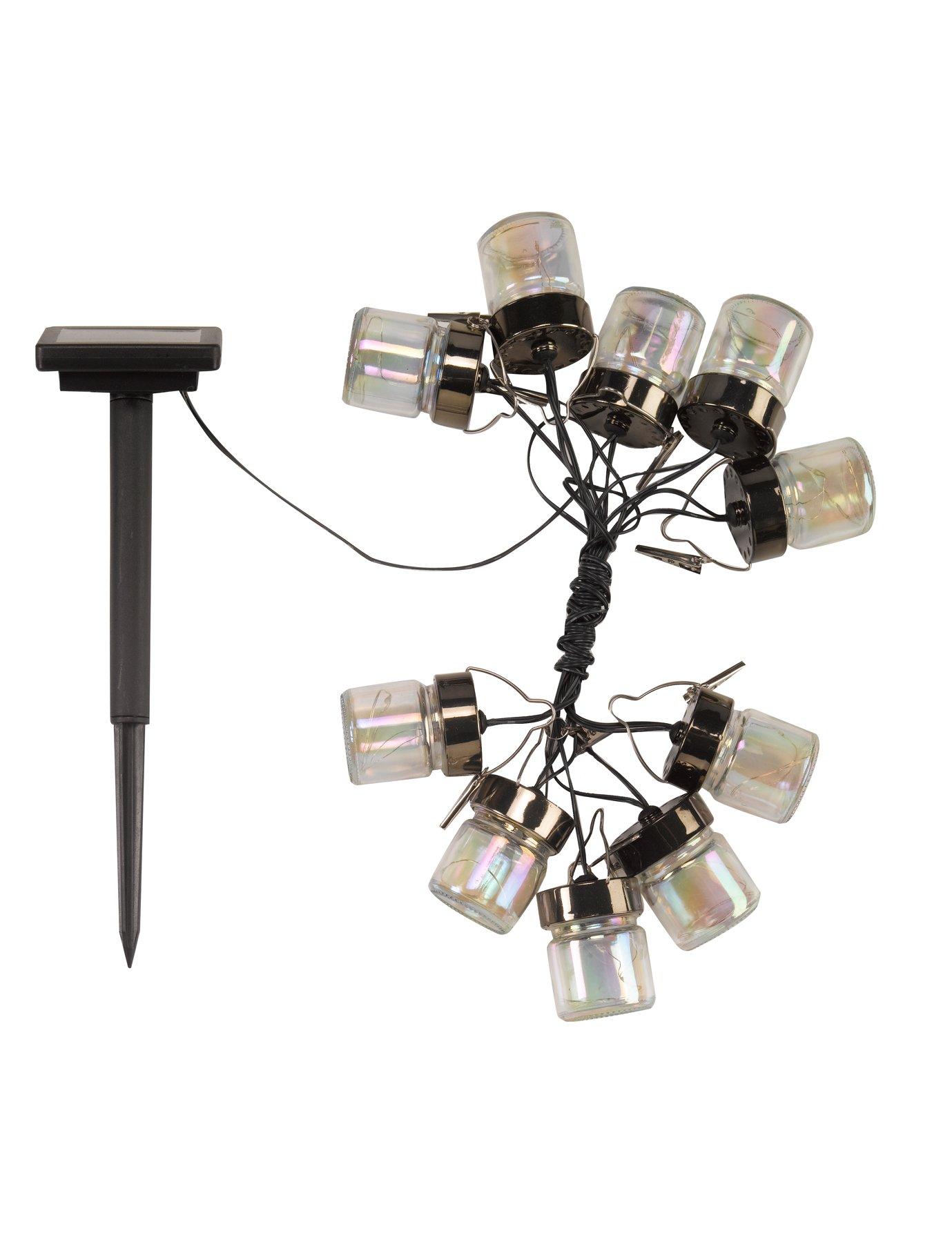 Image 7 of 7 of Smart Solar Firefly Opal Jar Solar String Lights