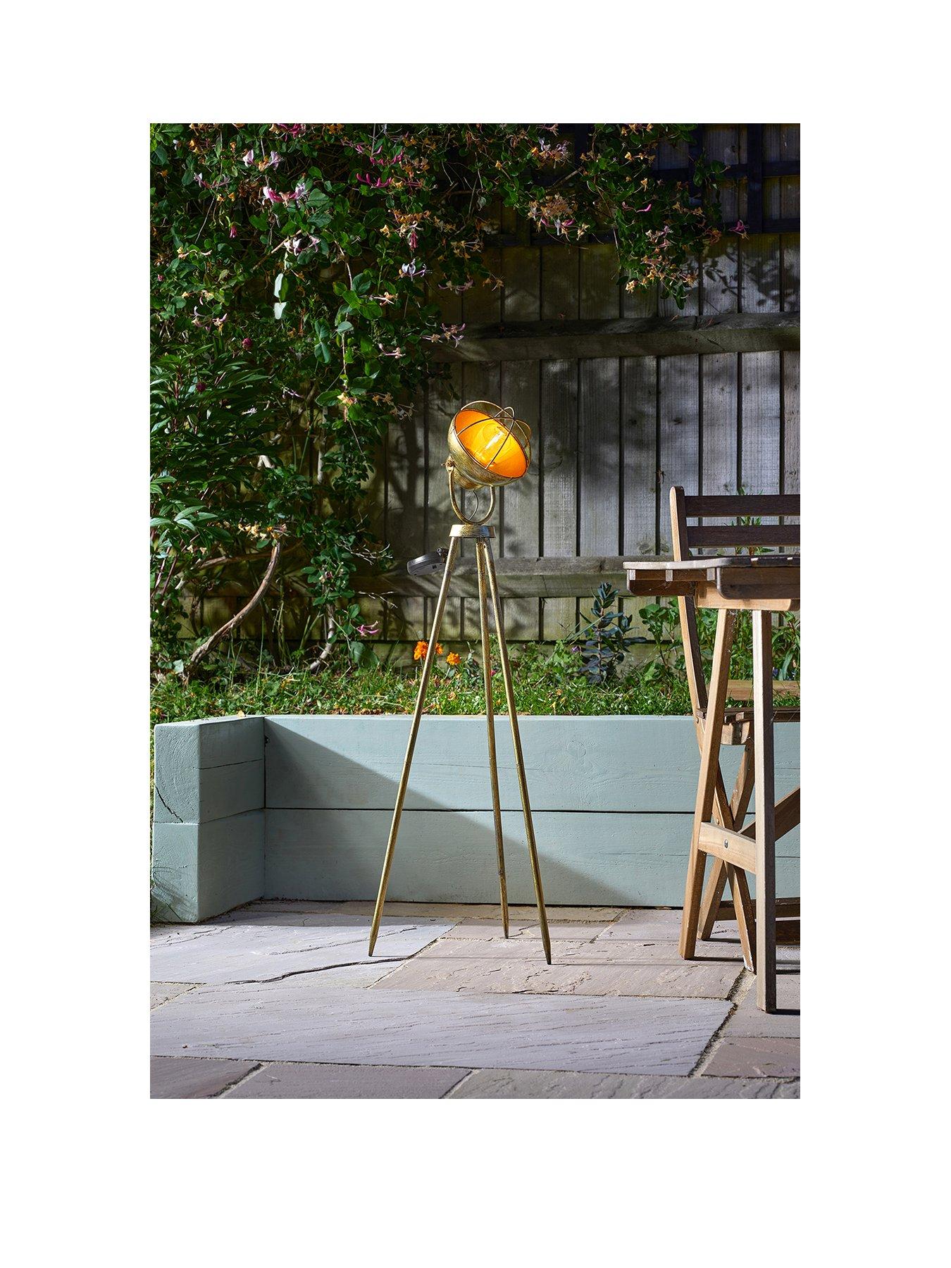 Product photograph of Smart Solar Trisol Limelight Solar Garden Light from very.co.uk