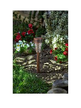 Product photograph of Smart Solar Damasque Solar Stake Light - Pack Of 6 from very.co.uk