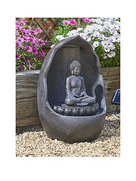 Product photograph of Smart Solar Buddha Solar Water Feature from very.co.uk