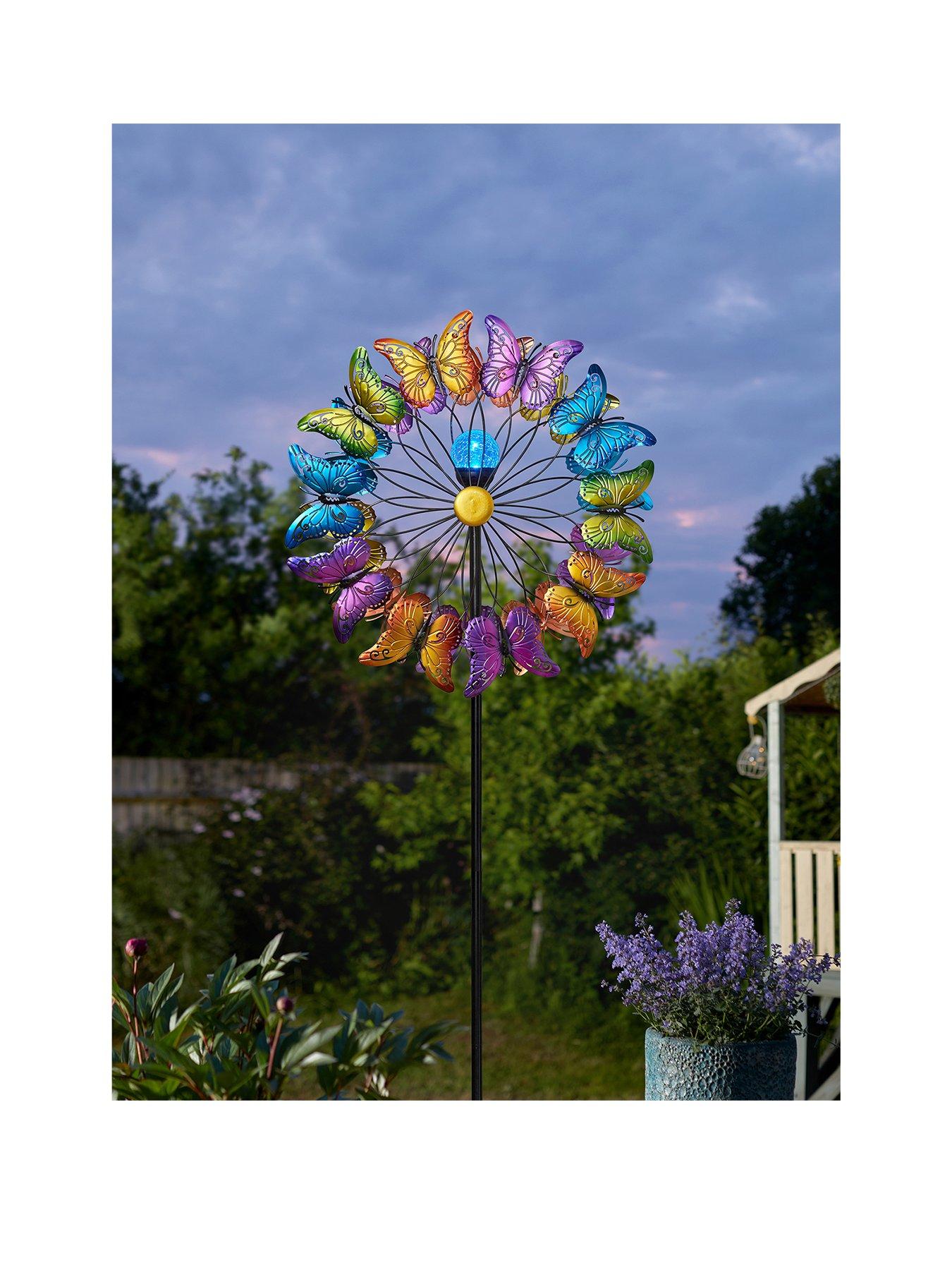 Smart Solar Bedazzled Solar Wind Spinner