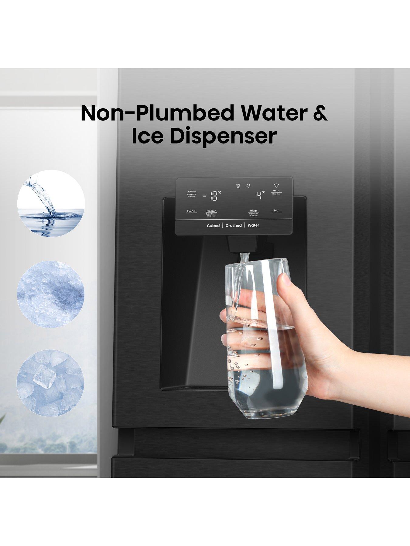 Image 5 of 8 of Hisense RS818N4TFE 91cm Wide&nbsp;Pureflat Fridge Freezer with Water &amp; Ice Dispenser - Black