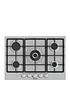  image of hisense-gm773xf-gas-hob-5-cooking-zones-wok-burner-and-cast-iron-grills