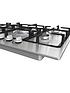  image of hisense-gm773xf-gas-hob-5-cooking-zones-wok-burner-and-cast-iron-grills