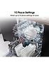  image of hisense-hv523e15uk-slimline-fully-integrated-30-minute-quick-wash-10-place-dishwasher