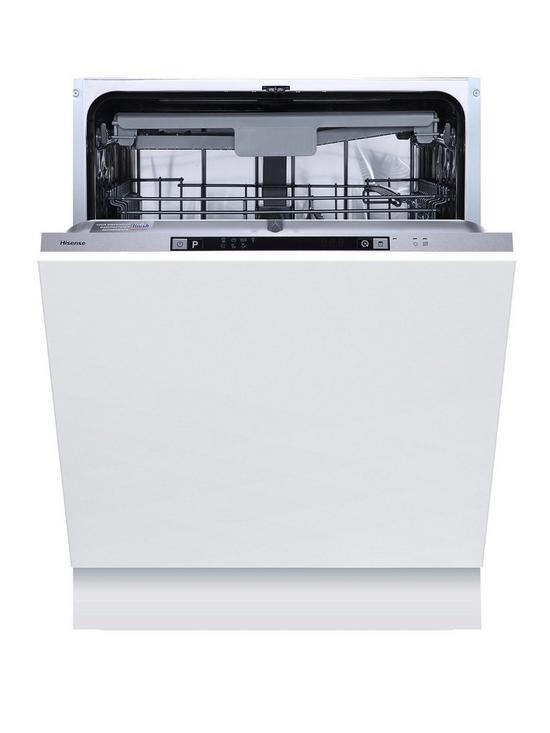 front image of hisense-hv623d15uk-full-size-fully-integrated-30-minute-quick-wash-14-place-dishwasher