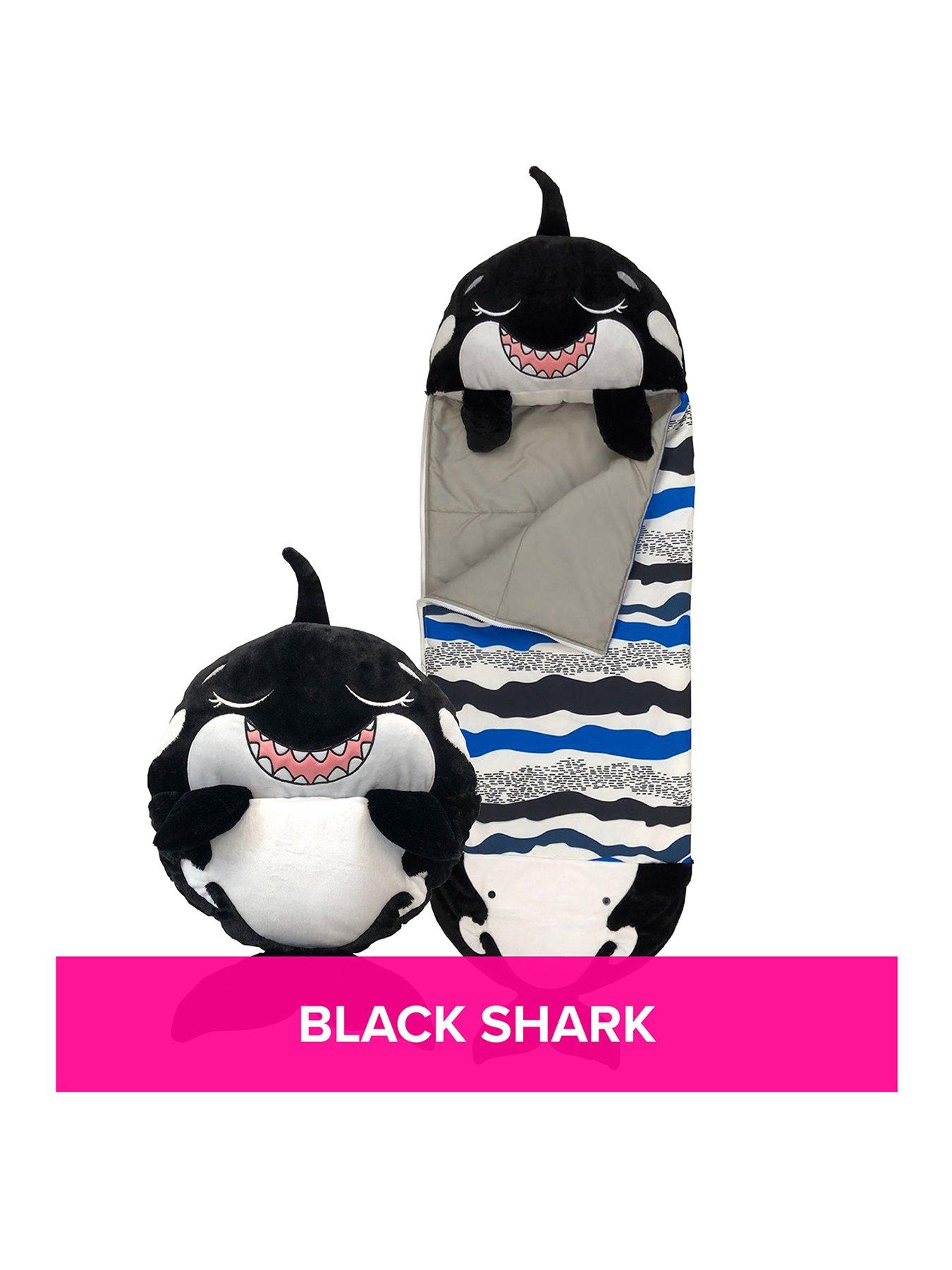 Image 2 of 6 of Happy Nappers Black Shark Sleeping Bag - Large
