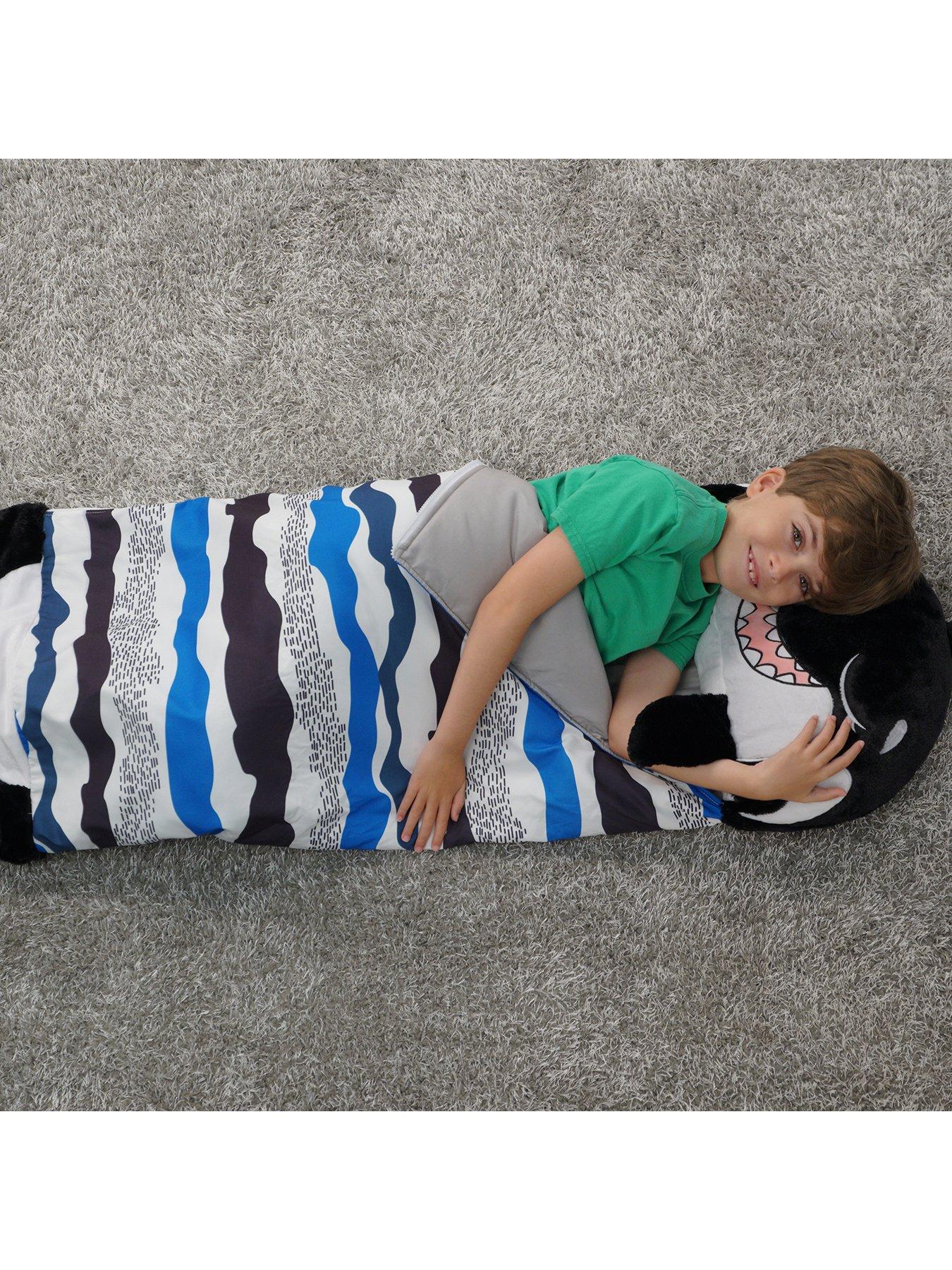 Image 3 of 6 of Happy Nappers Black Shark Sleeping Bag - Large