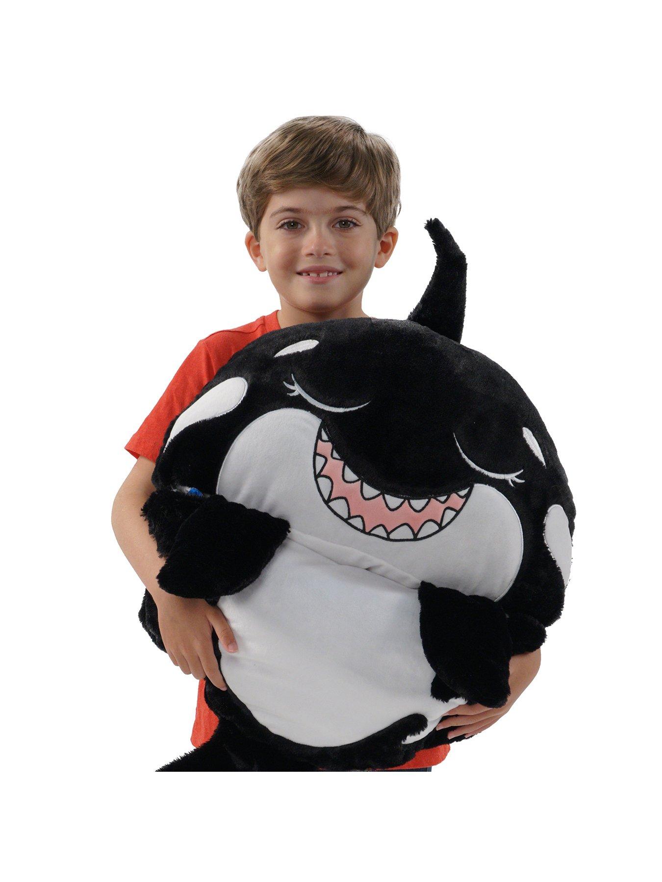 Image 4 of 6 of Happy Nappers Black Shark Sleeping Bag - Large