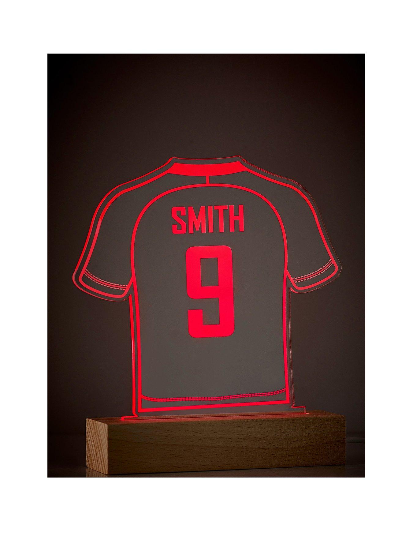 Personalized Custom Basketball Jersey Led Night Light With 16 