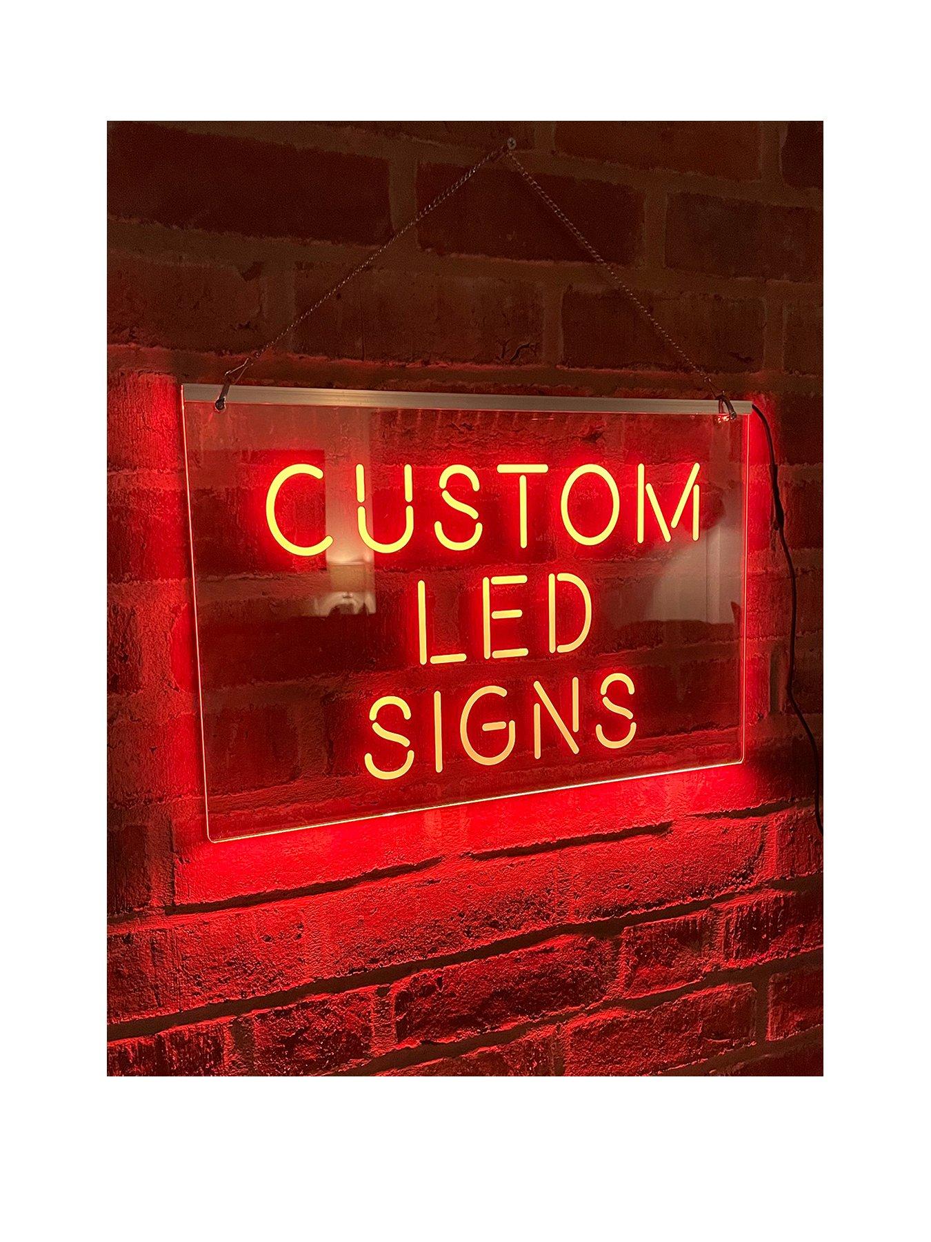 undefined Personalised LED Illuminated Custom Sign