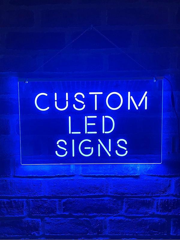 Image 3 of 7 of Love Abode Personalised LED Illuminated Custom Sign