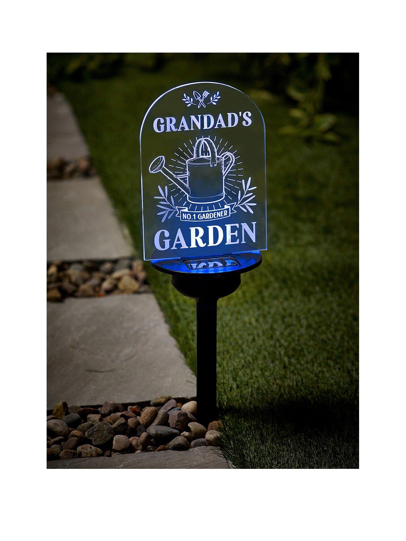 Love Abode Personalised LED Solar Garden Sign