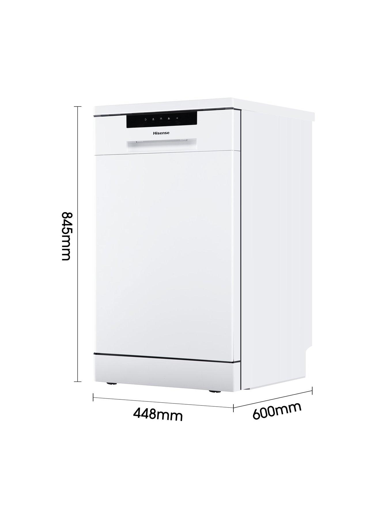 Image 5 of 7 of Hisense HS523E15WUK Slimline 30 Minute Quick Wash, 10 Place Dishwasher - White