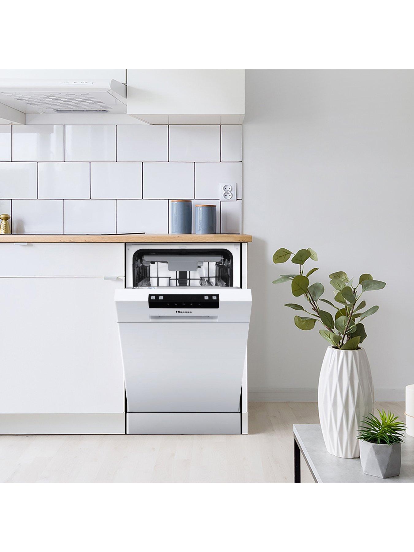 Image 6 of 7 of Hisense HS523E15WUK Slimline 30 Minute Quick Wash, 10 Place Dishwasher - White