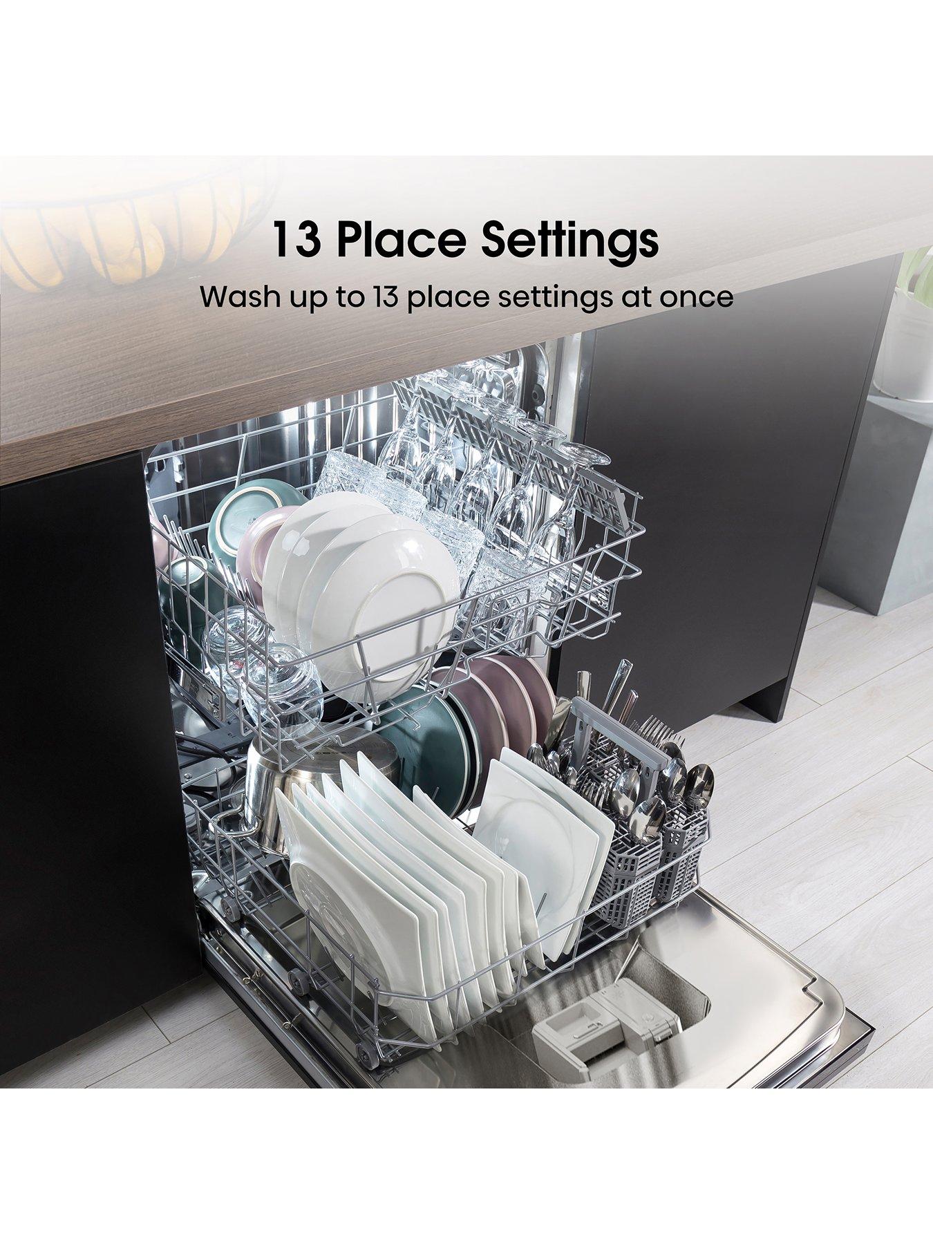 Image 2 of 7 of Hisense HS622E90WUK 13-Place&nbsp;Freestanding Dishwasher - White