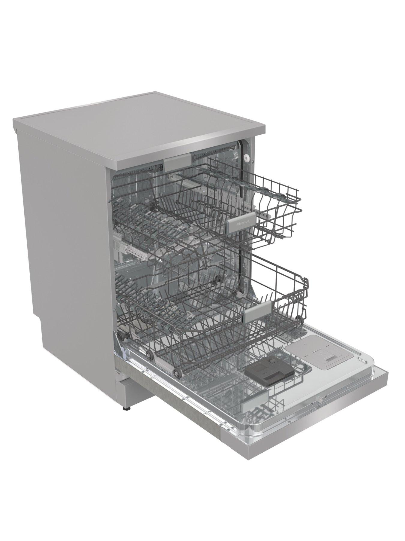 Image 4 of 8 of Hisense HS693C60XADUK Freestanding 16-Place Dishwasher with WiFi&nbsp;&amp; Auto Dose - Silver