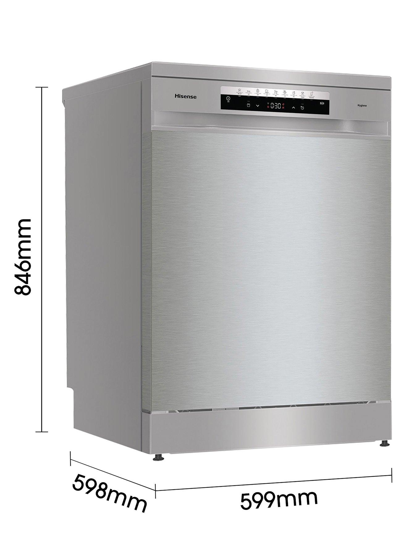 Image 5 of 8 of Hisense HS693C60XADUK Freestanding 16-Place Dishwasher with WiFi&nbsp;&amp; Auto Dose - Silver