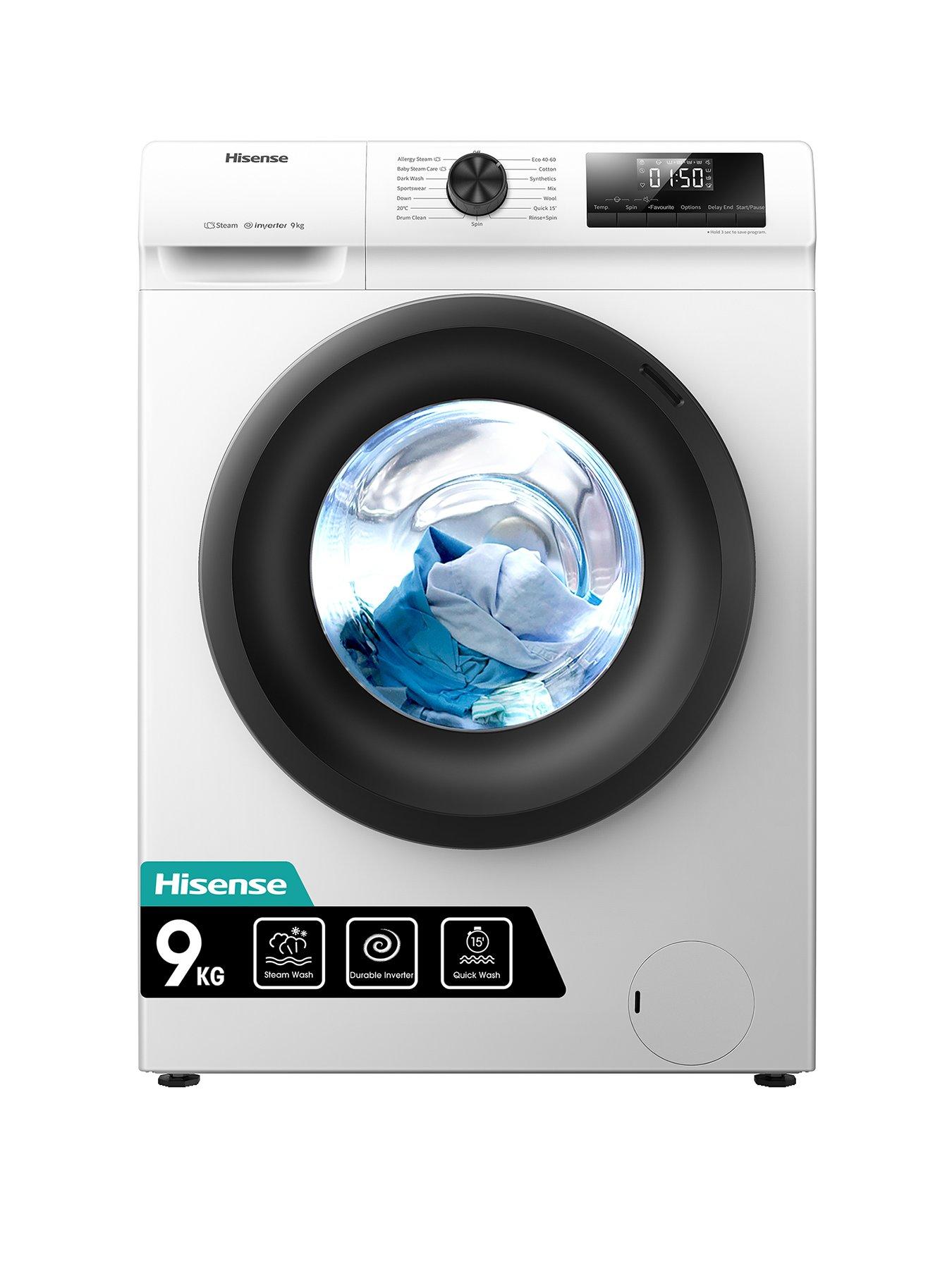 Washing Machines Hisense C 1400rpm Quick Wash & Dry Cycle