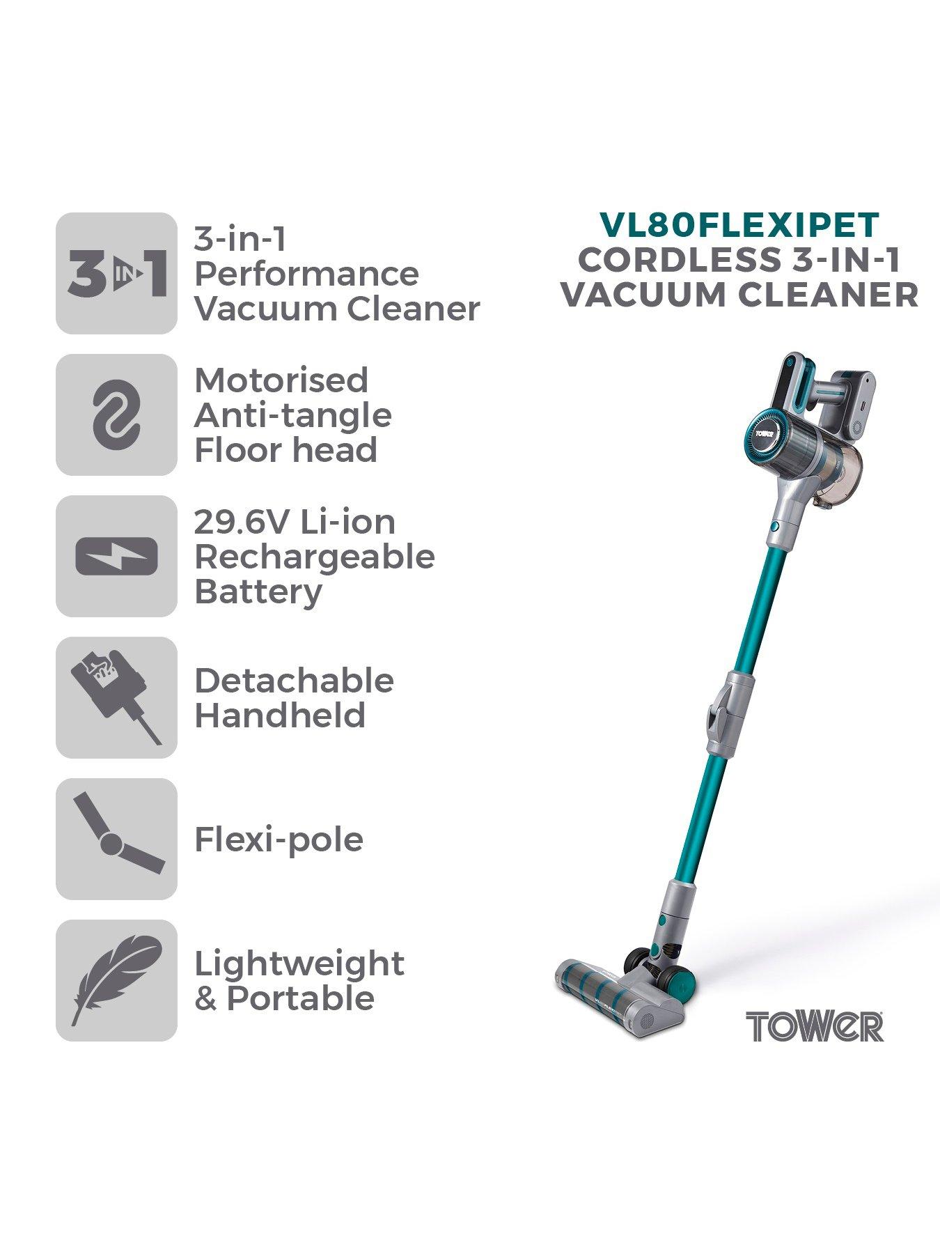 Tower VL80 Flexi Pets AntiTangle Cordless Vacuum very.co.uk