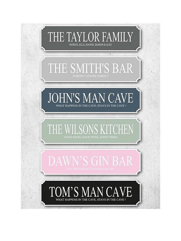 Image 1 of 2 of Love Abode Personalised Name Street Sign