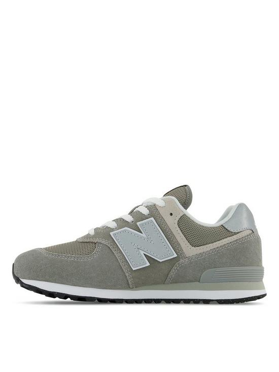 front image of new-balance-574-evergreen-junior-trainers