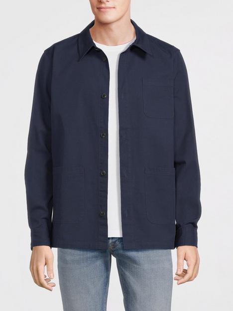 les-deux-jason-twill-hybrid-jacket-navy