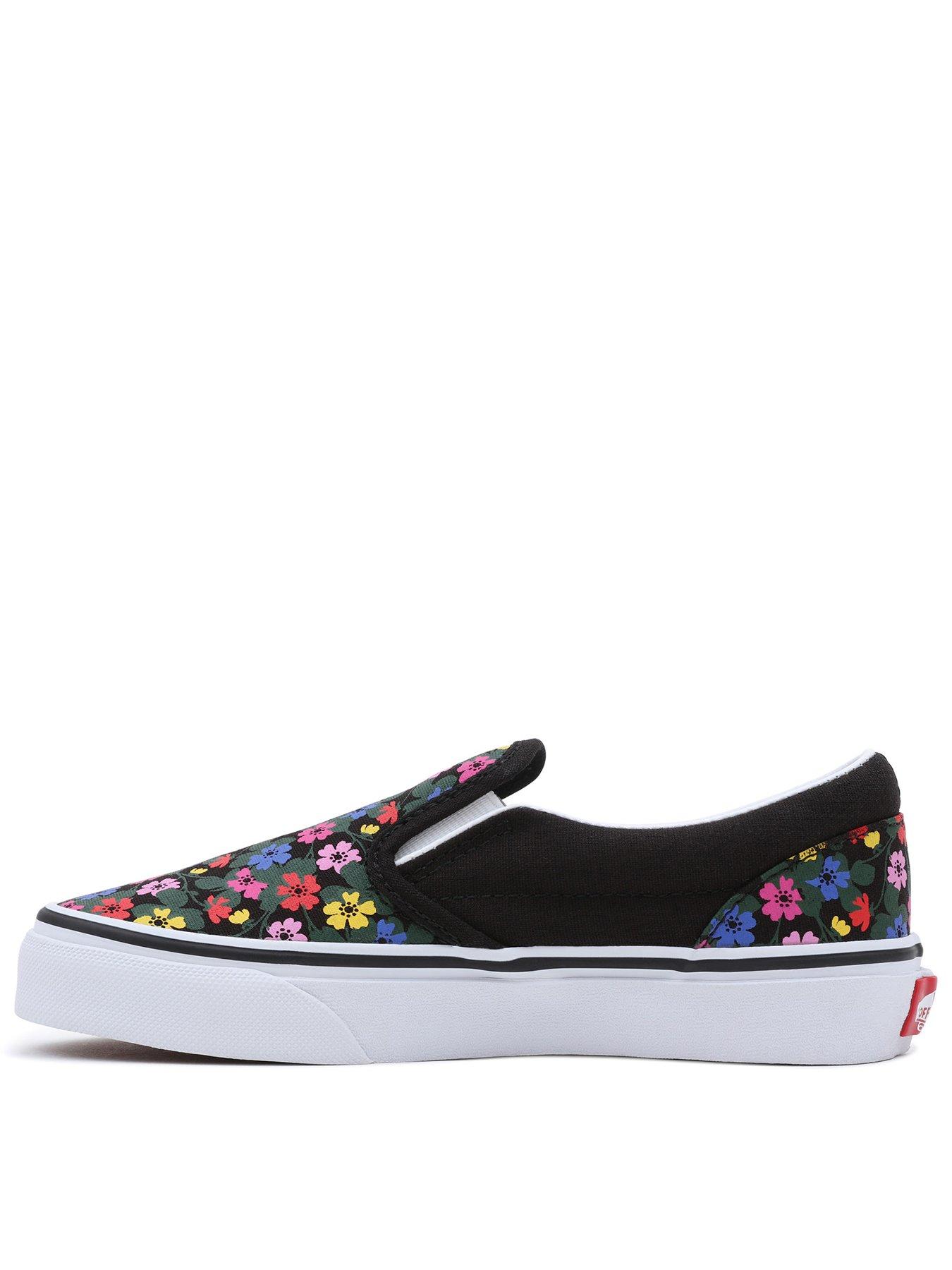 Vans asher women's hot sale floral skate shoes