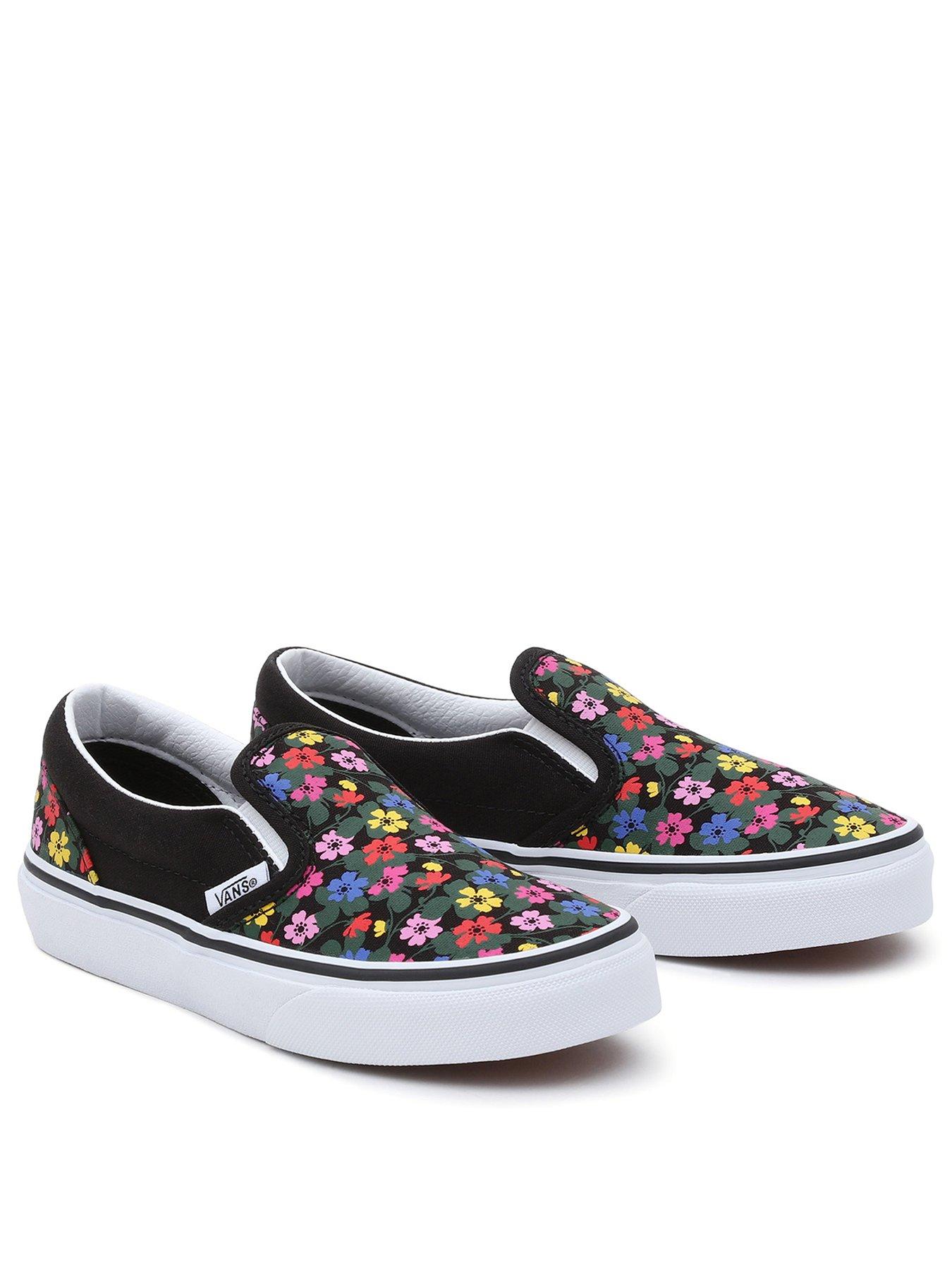 Vans floral clearance dots