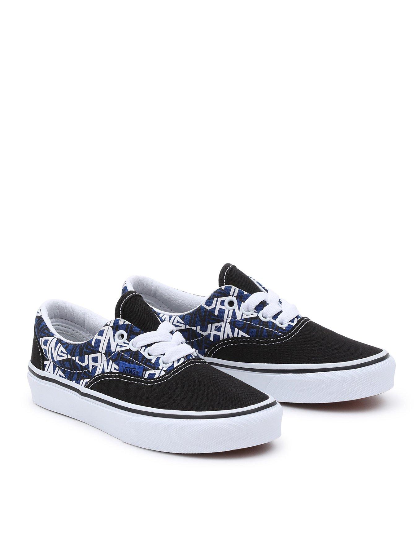 Vans era deals black blue