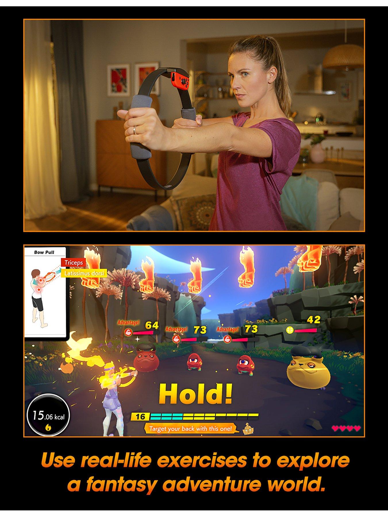 Image 6 of 7 of Nintendo Switch Neon Console with  Sports &amp; Ring fit Adventure