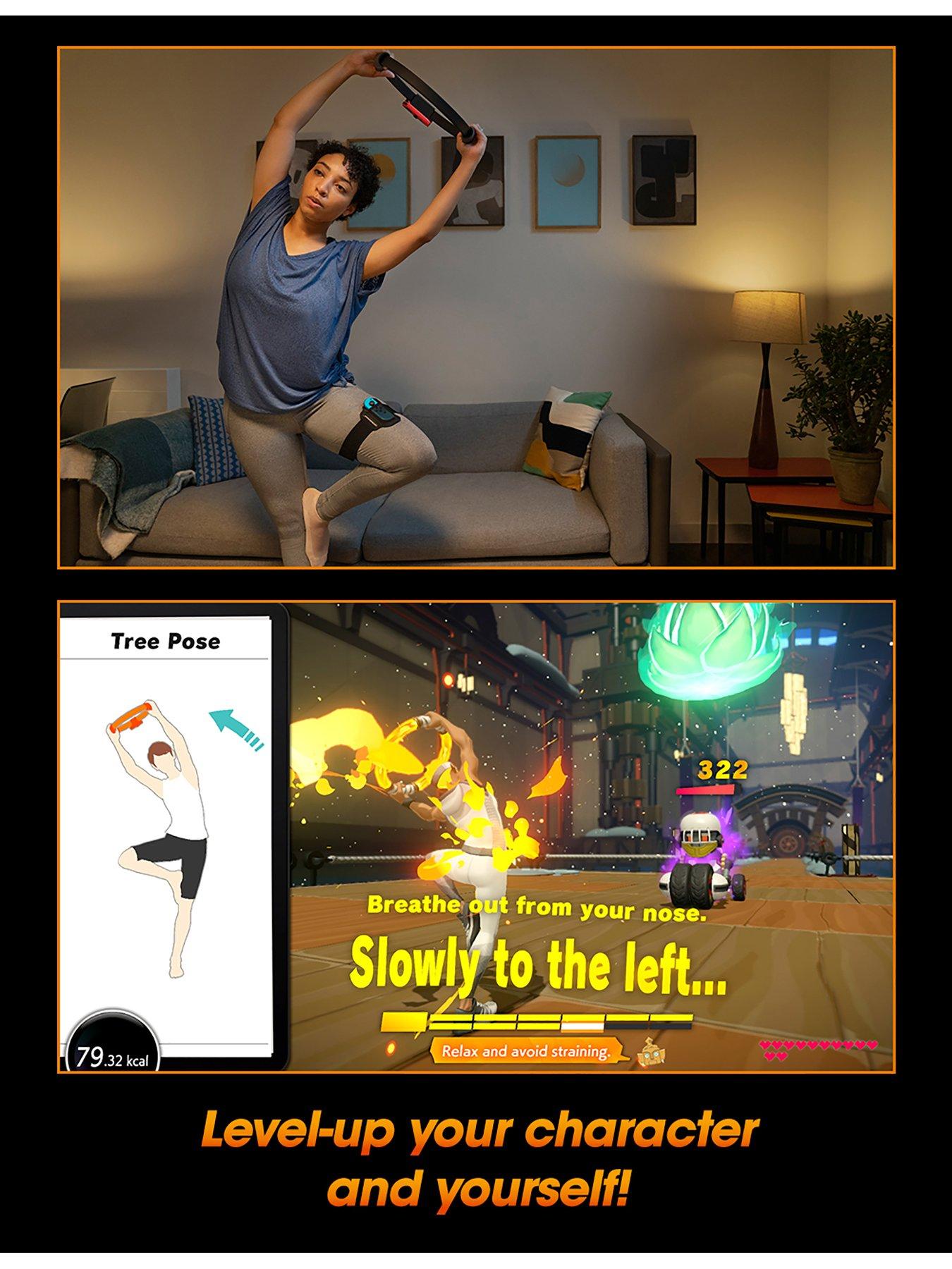 Image 7 of 7 of Nintendo Switch Neon Console with  Sports &amp; Ring fit Adventure