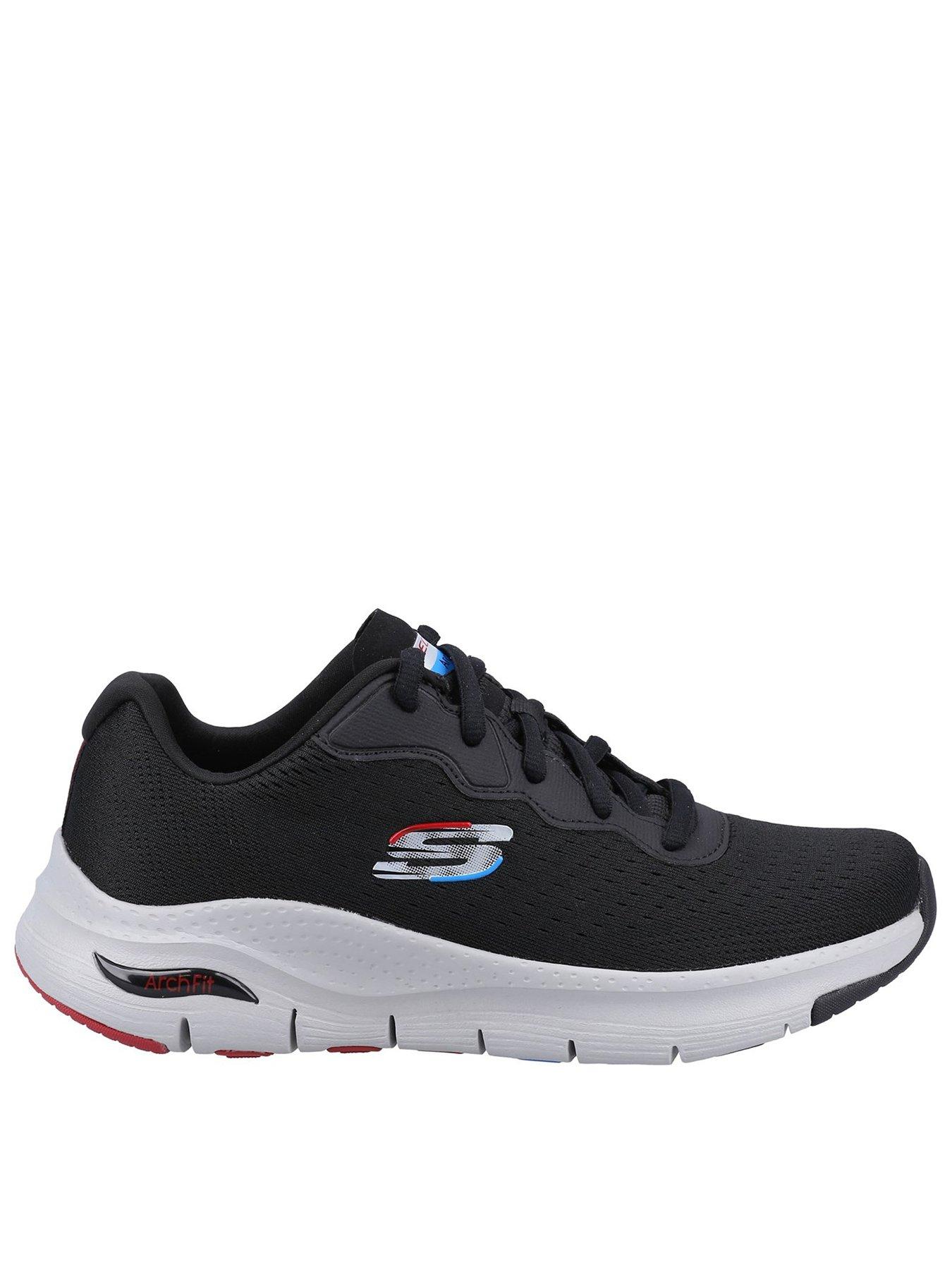 Air cooled Arch Fit Vegan Trainer Black