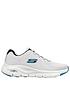  image of skechers-air-cooled-arch-fit-vegan-trainer-white