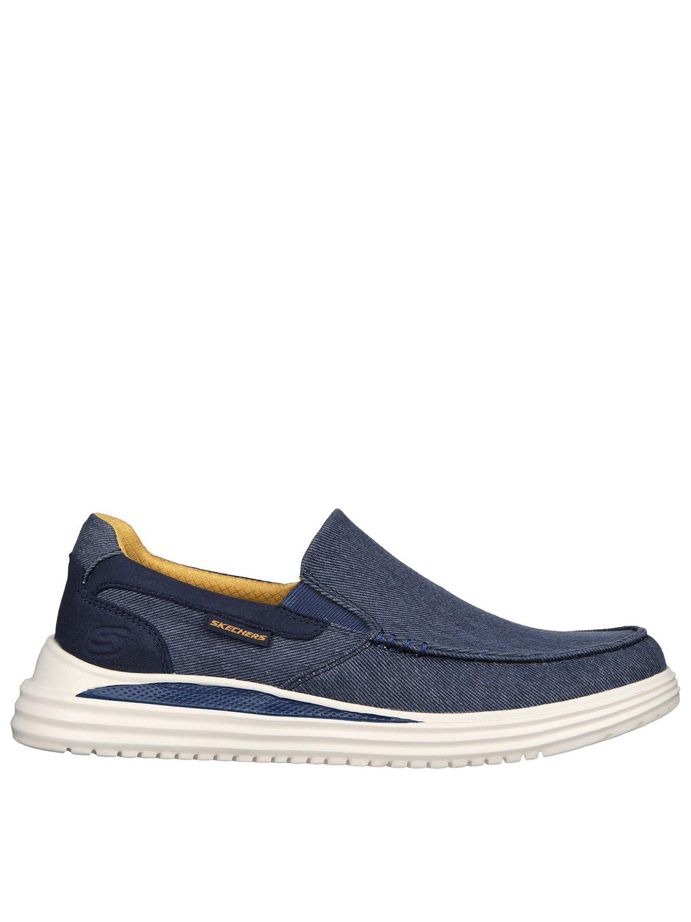 Air cooled Classic Fit Casual Slip On Shoe Navy