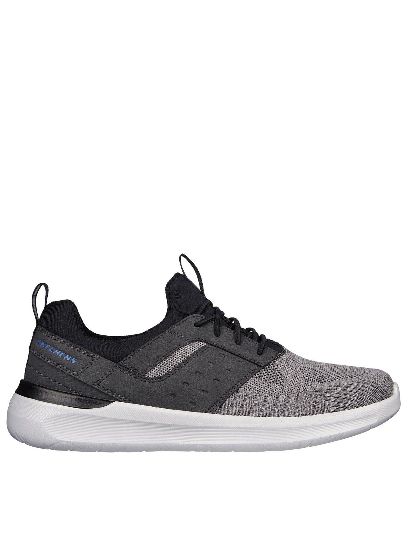 Skechers Air-cooled Goga Mat Arch Trainer - Grey | very.co.uk