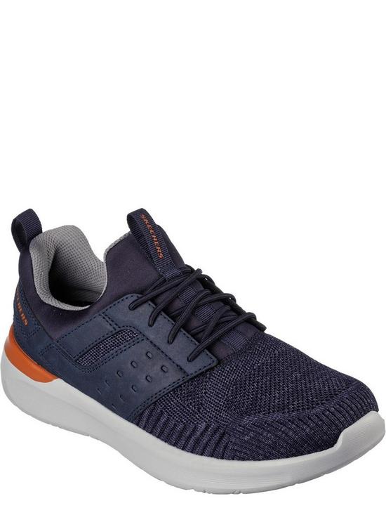 Skechers Air-cooled Goga Mat Arch Trainer - Navy | very.co.uk