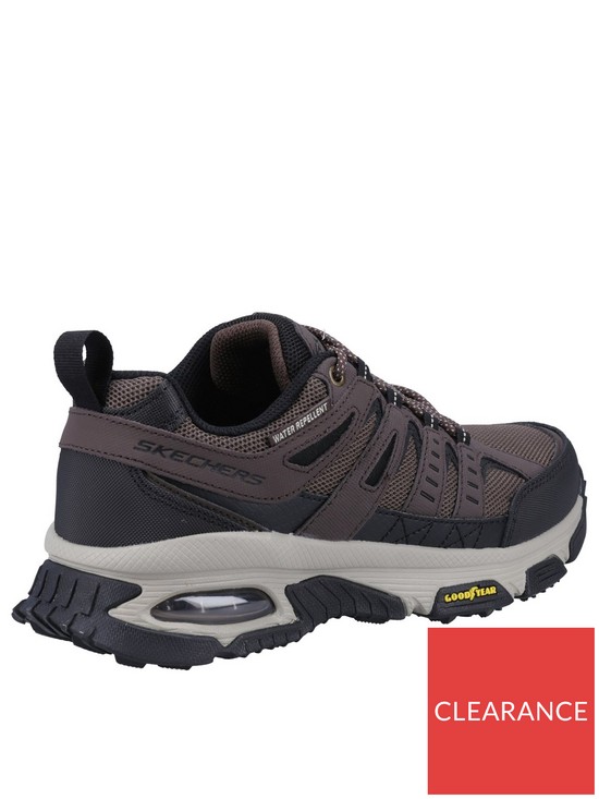 stillFront image of skechers-goodyear-lace-up-outdoor-sneaker-air-cooled-memory-foam-walking-shoe