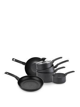 Product photograph of Prestige 9x Tougher Easy Release Non Stick Induction 6 Piece Saucepan Frying Pan And Stirfry 6 Piece Set from very.co.uk